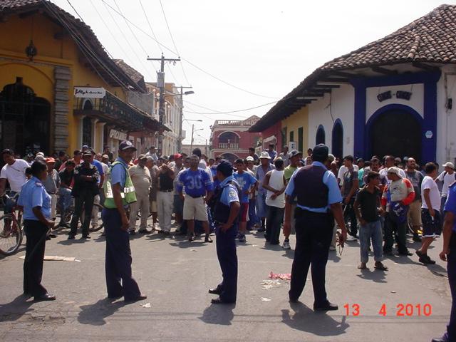 Calle Real, escenario de guerra